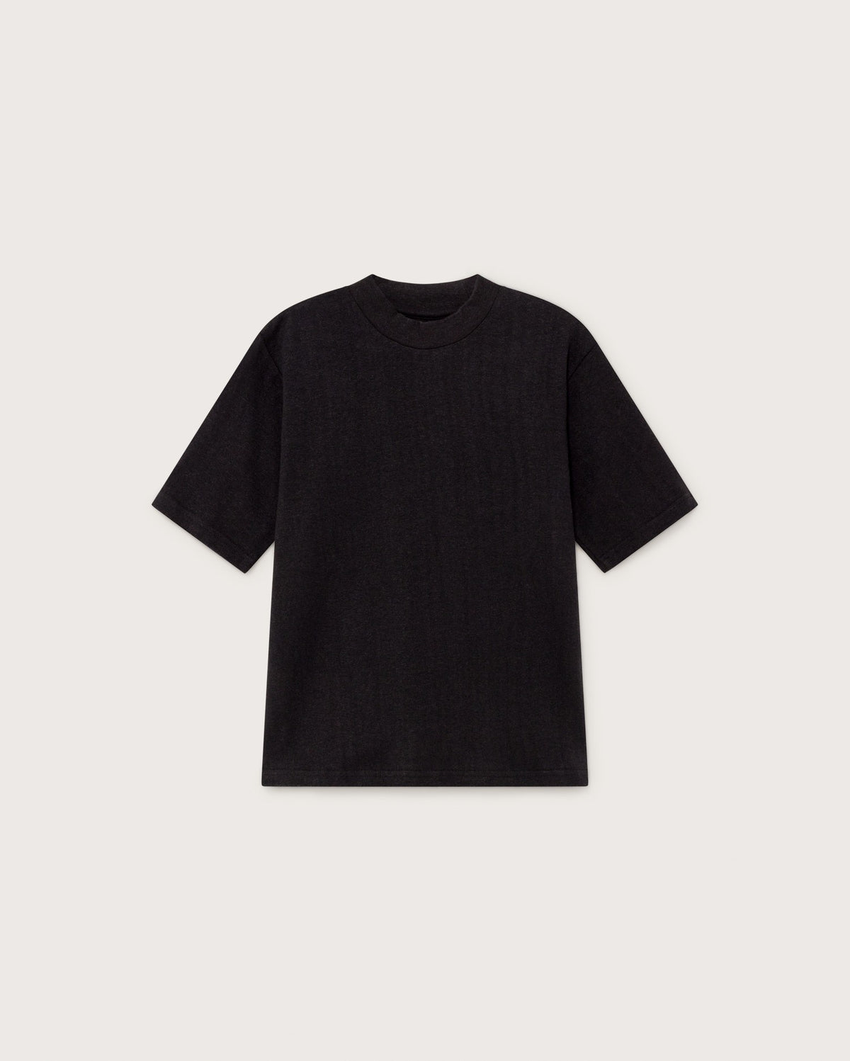 Camiseta aidin hemp negra sostenible - silueta 1