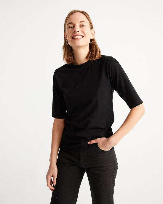 Camiseta virginia negra sustainable clothing outlet-1