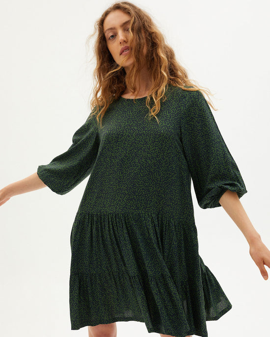 Vestido lily chamaleon verde sustainable clothing outlet-1