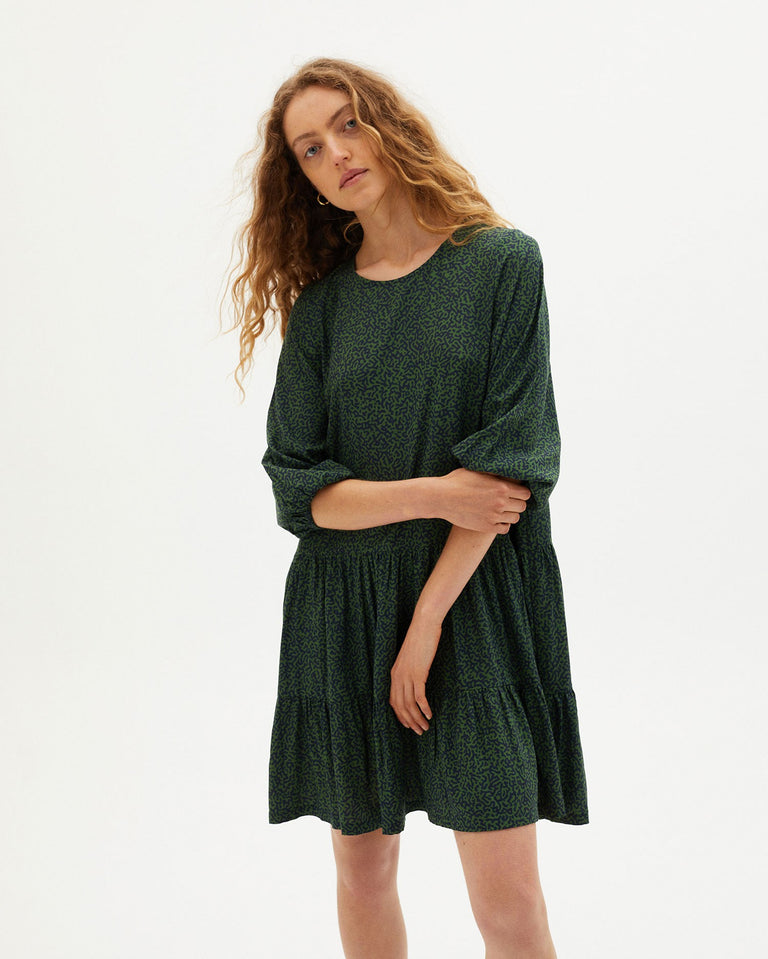 Vestido lily chamaleon verde sustainable clothing outlet-3
