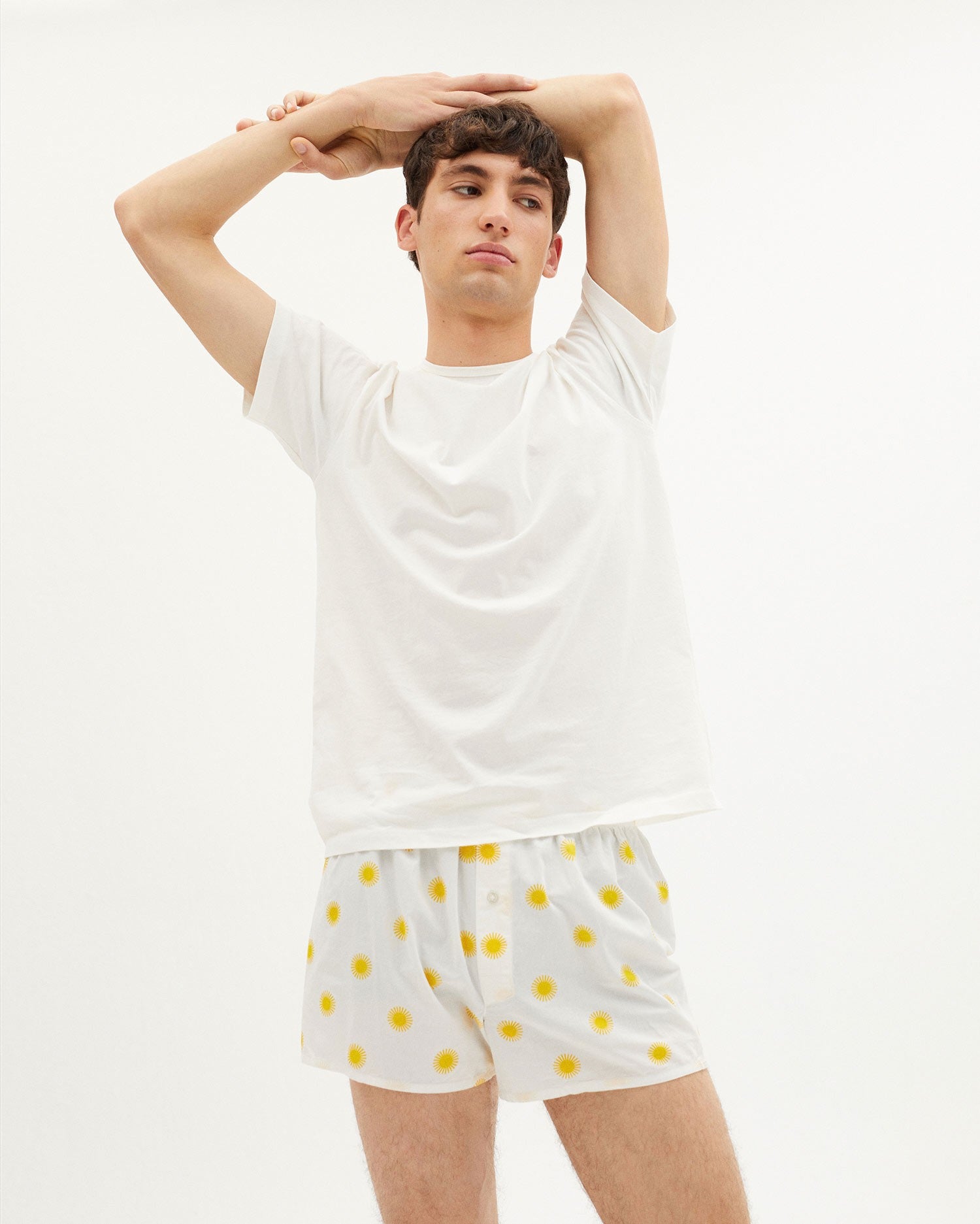 Boxer Sol Amarillo sostenible algodón orgánico de hombre | Thinking Mu ...