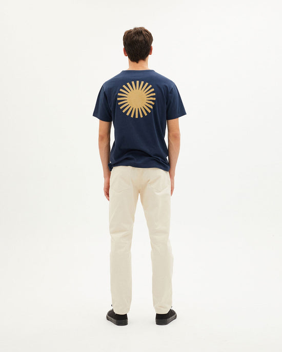 Camiseta navy Sol curry-2