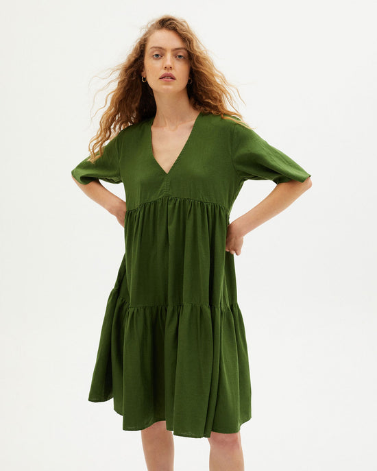 Vestido verde Fresia-1