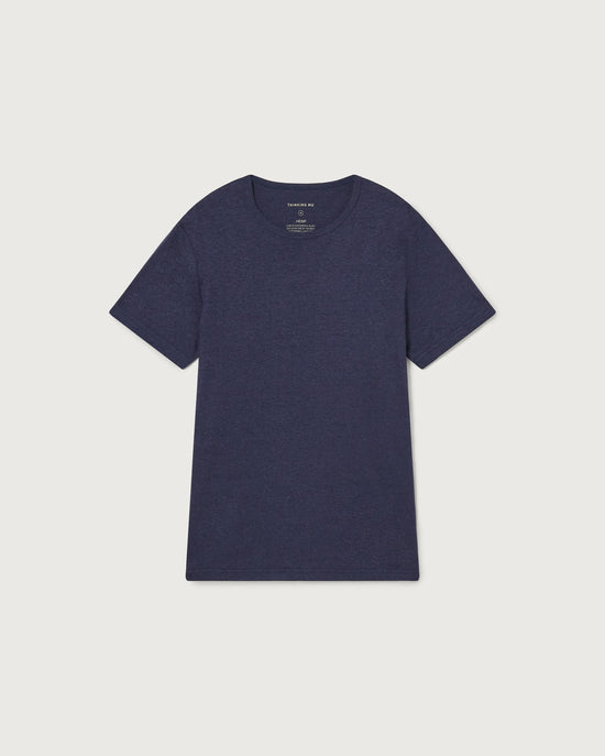 Camiseta hemp azul oscuro-5