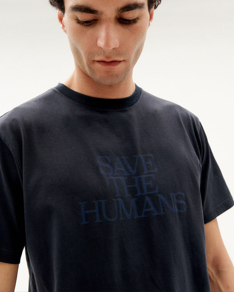 Camiseta save the humans sustainable clothing outlet-1