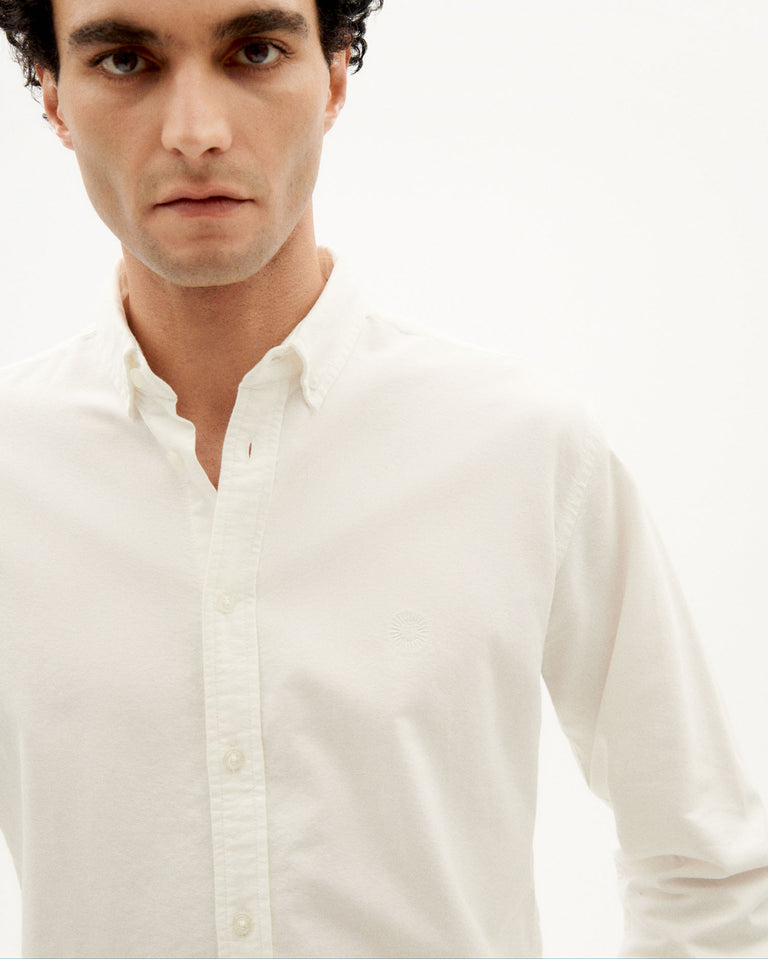 Camisa blanca Sol Ant sostenible-4