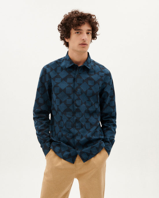 Camisa thomas squares navy-1