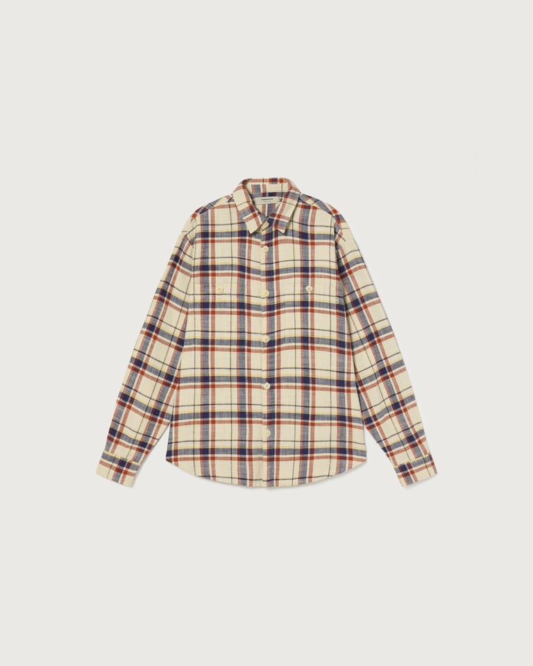 Sobrecamisa bes checks rojo navy-5