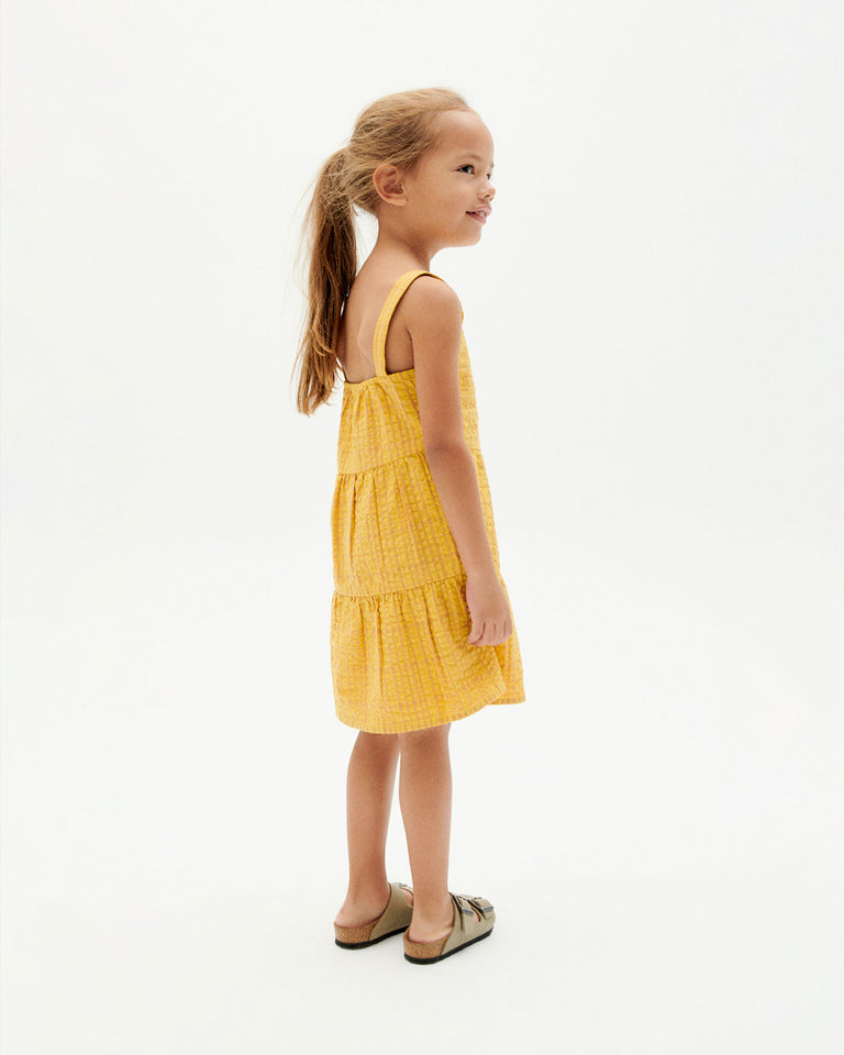 Niños vestido amarillo seersucker daphne-4
