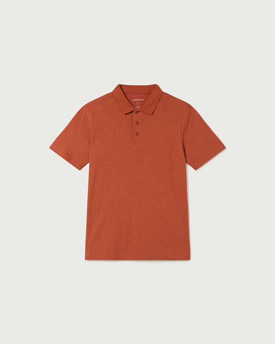 Polo rojo Hemp-5