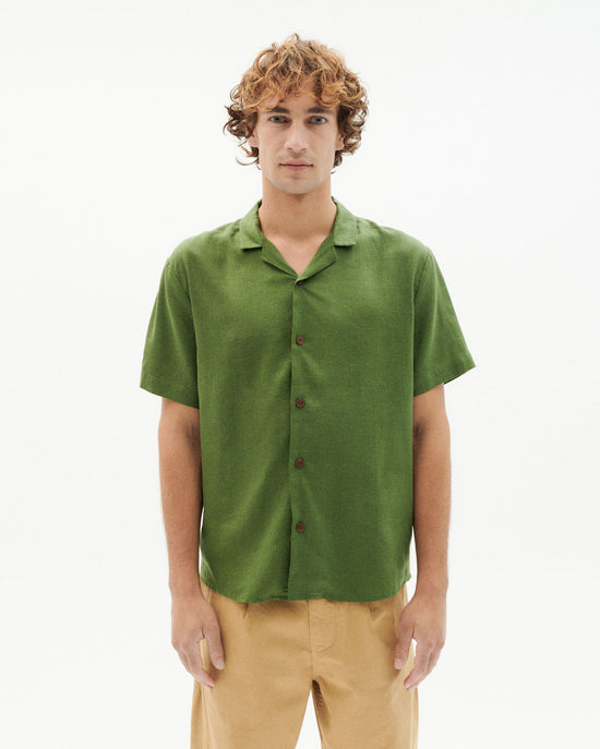 Camisa verde hemp Jules-2