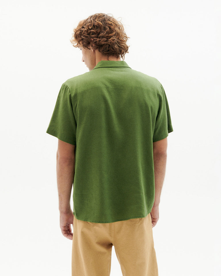 Camisa verde hemp Jules-4