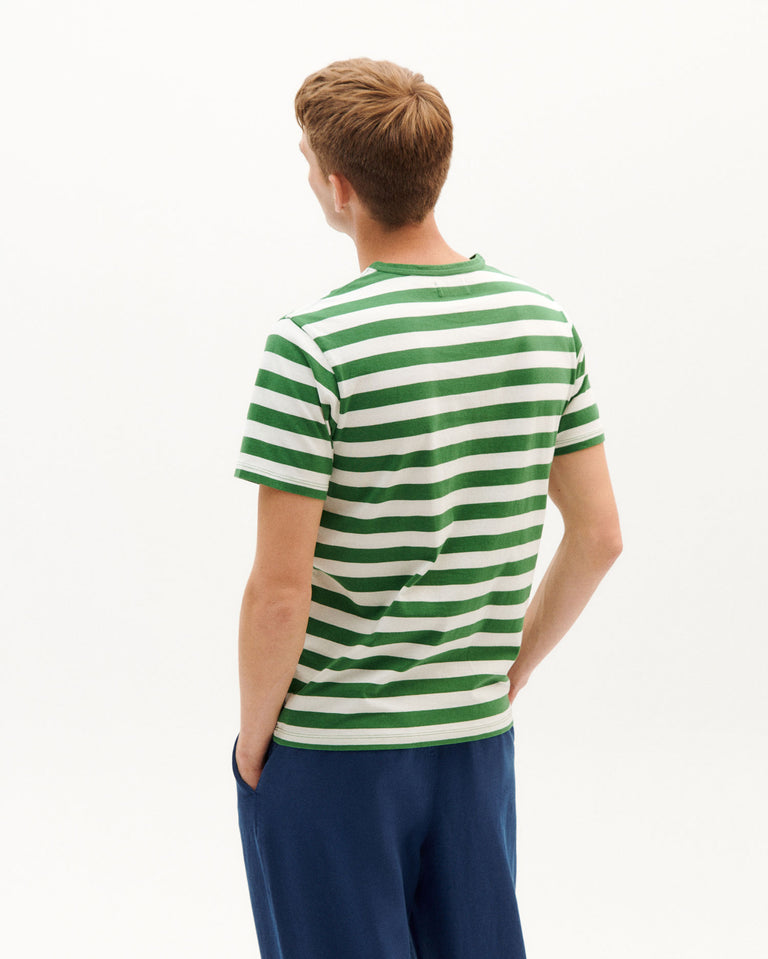 Camiseta rayas verde-5