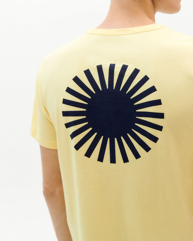 Camiseta amarilla Sol navy-1