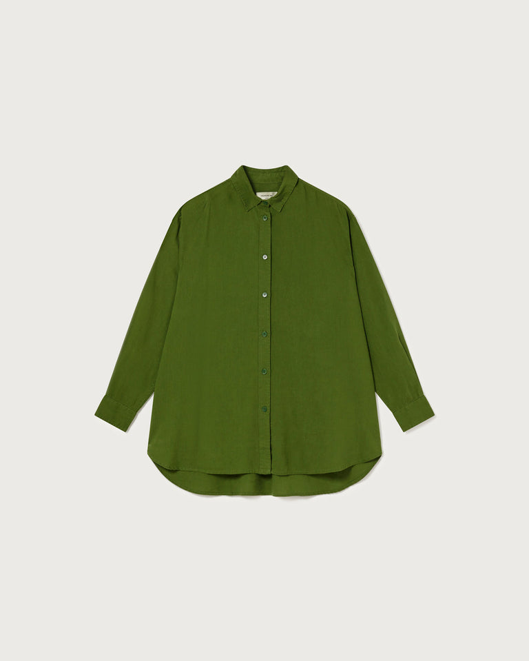 Blusa verde Hemp Gia oversize-6