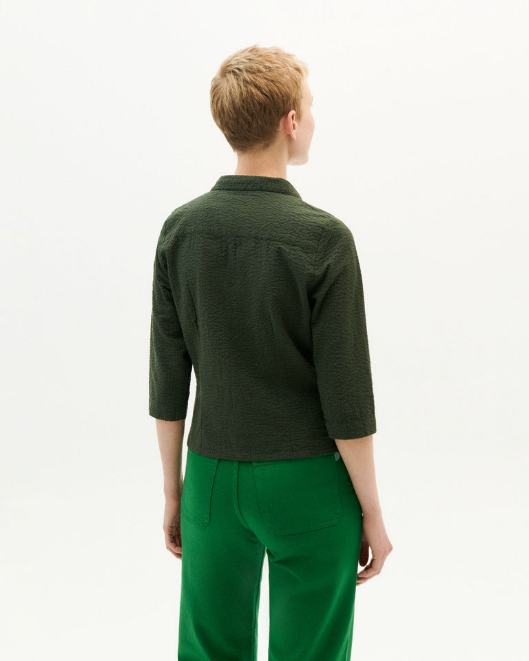 Blusa verde Seersucker Tegra-4