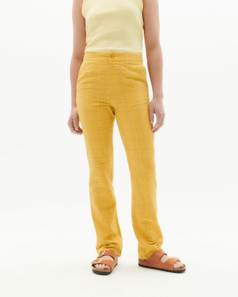 Daily Sports MAGIC PANTS - Trousers - macaron yellow/light yellow